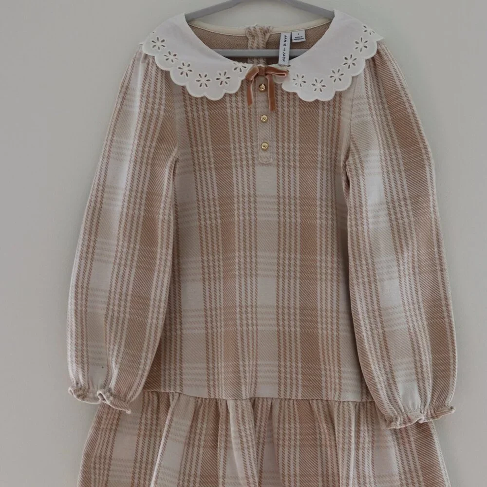 Janie & Jack Girls Dress Size 7 - Picture 7 of 7